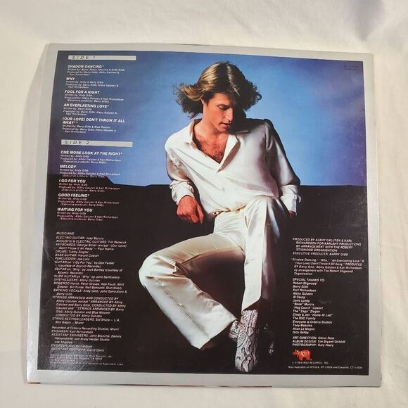 Andy Gibb - Shadow Dancing Vintage vinyl record, LP - Picture 6 of 6